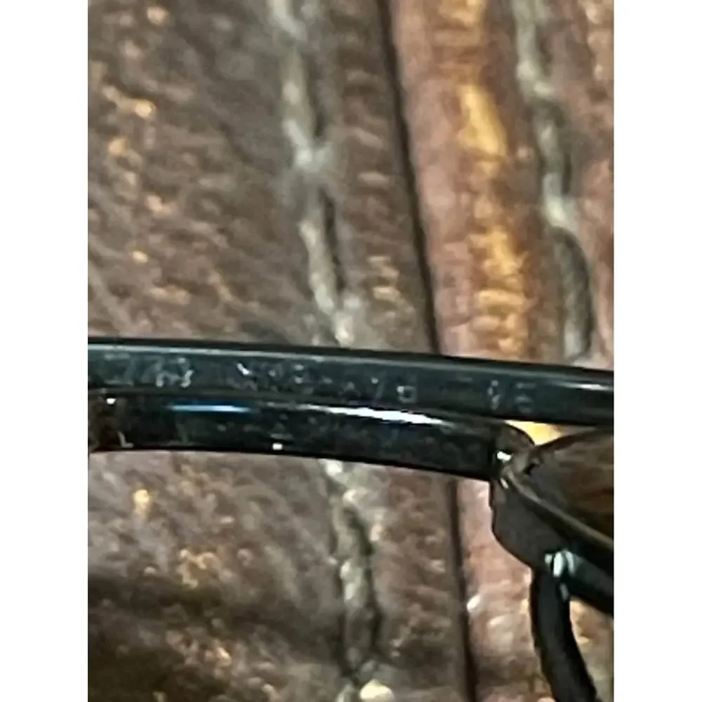 Vintage B&L Ray-Ban Aviator Sunglasses Black Frame 58[]14 Brown Glass Lenses USA